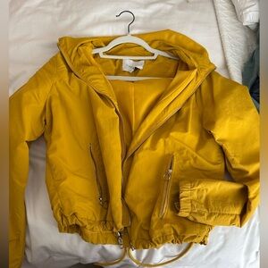 Fashion Nova Yellow Bomber Jacket
